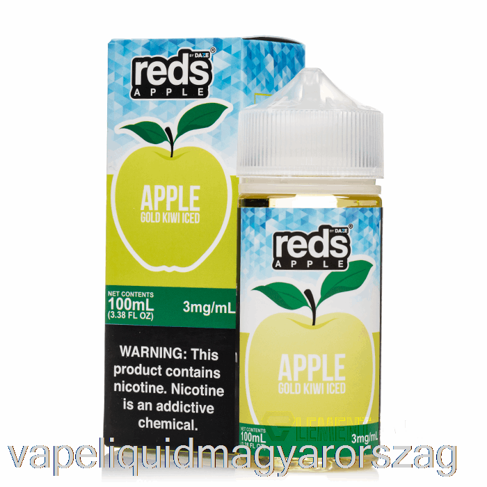 Jeges Arany Kivi - Vörös Alma E-lé - 7 Daze - 100 Ml 3 Mg Vape E Cigi